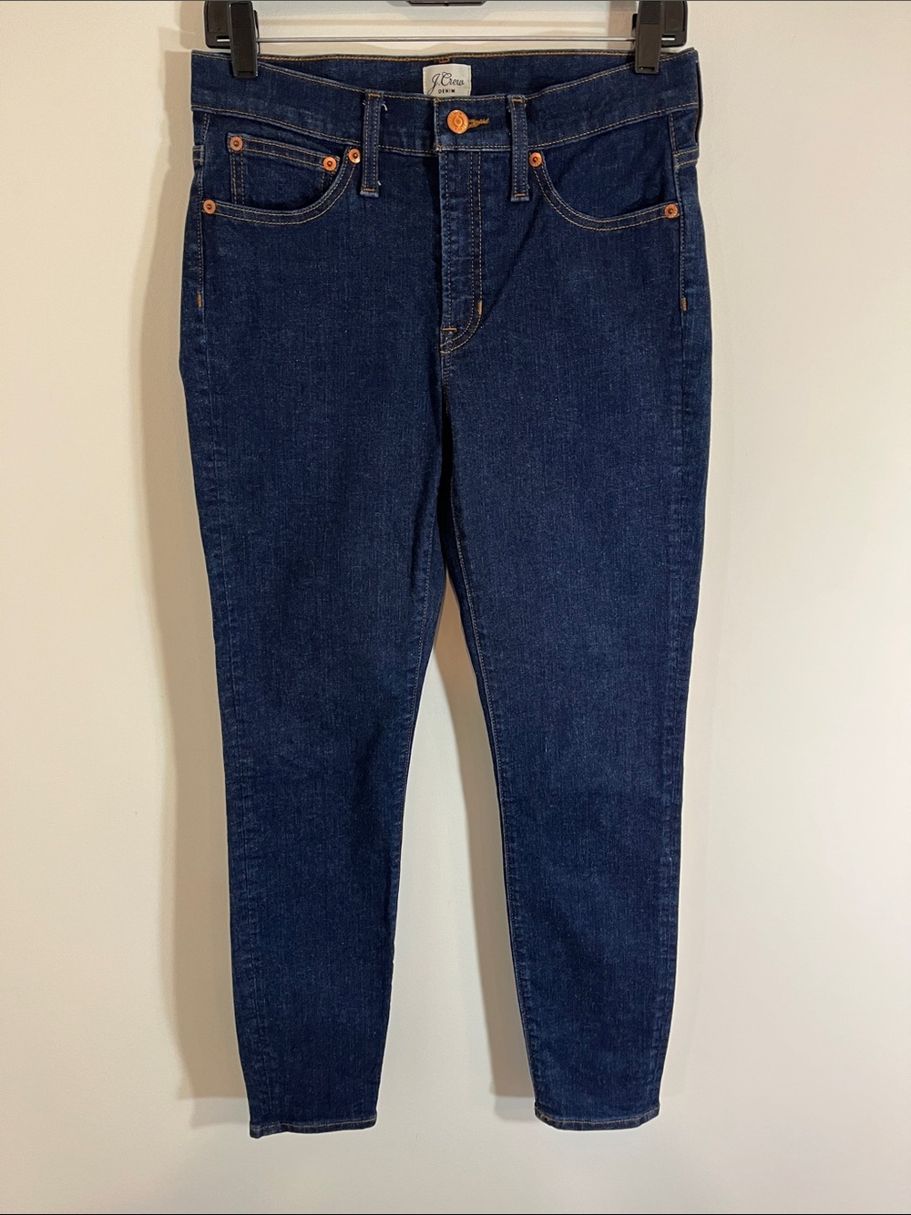 J Crew denim 9” toothpick 28